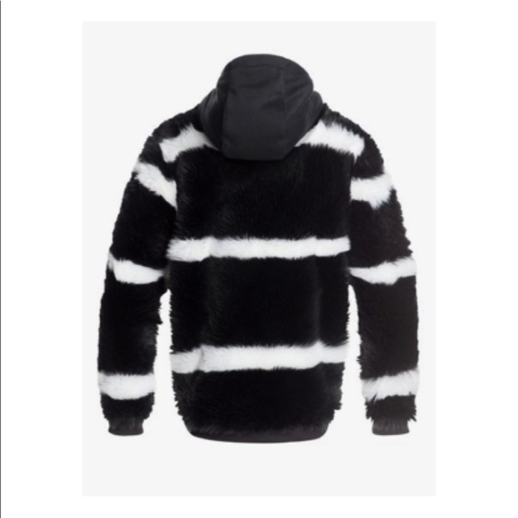 🔥 Roxy Carrie Technical Faux Fur Jacket NWT - Picture 6 of 8